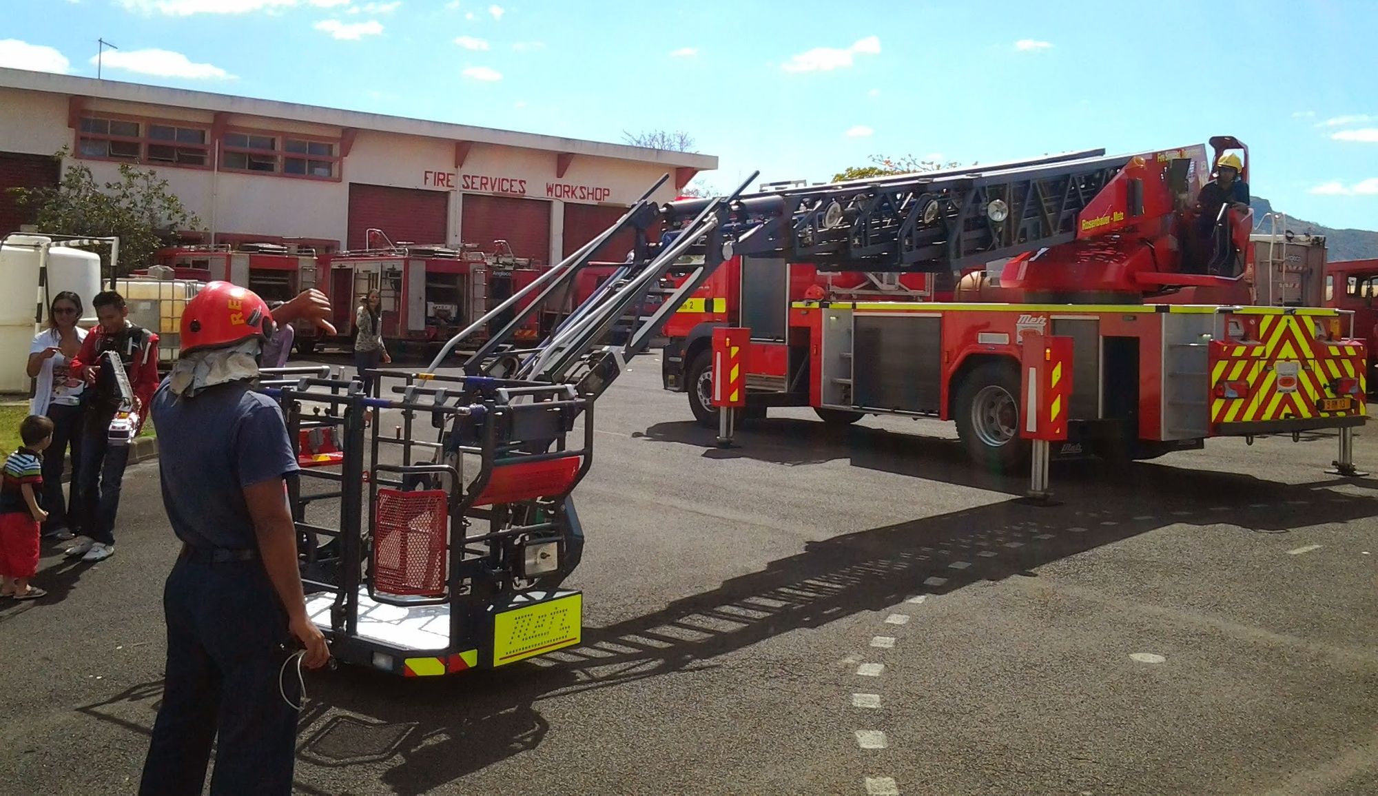 Visiting the Fire Station in Coromandel