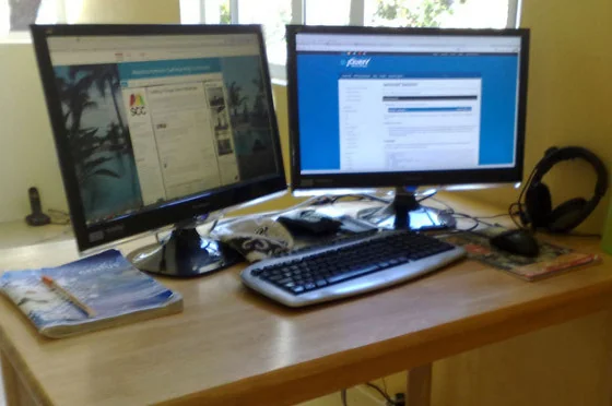 Work space of Nadim