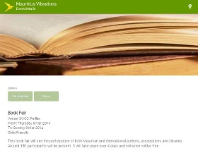 Mauritius Vibrations: Event details - Click to enlarge