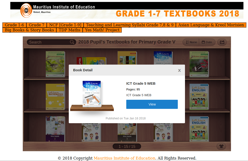 ICT skills at primary school