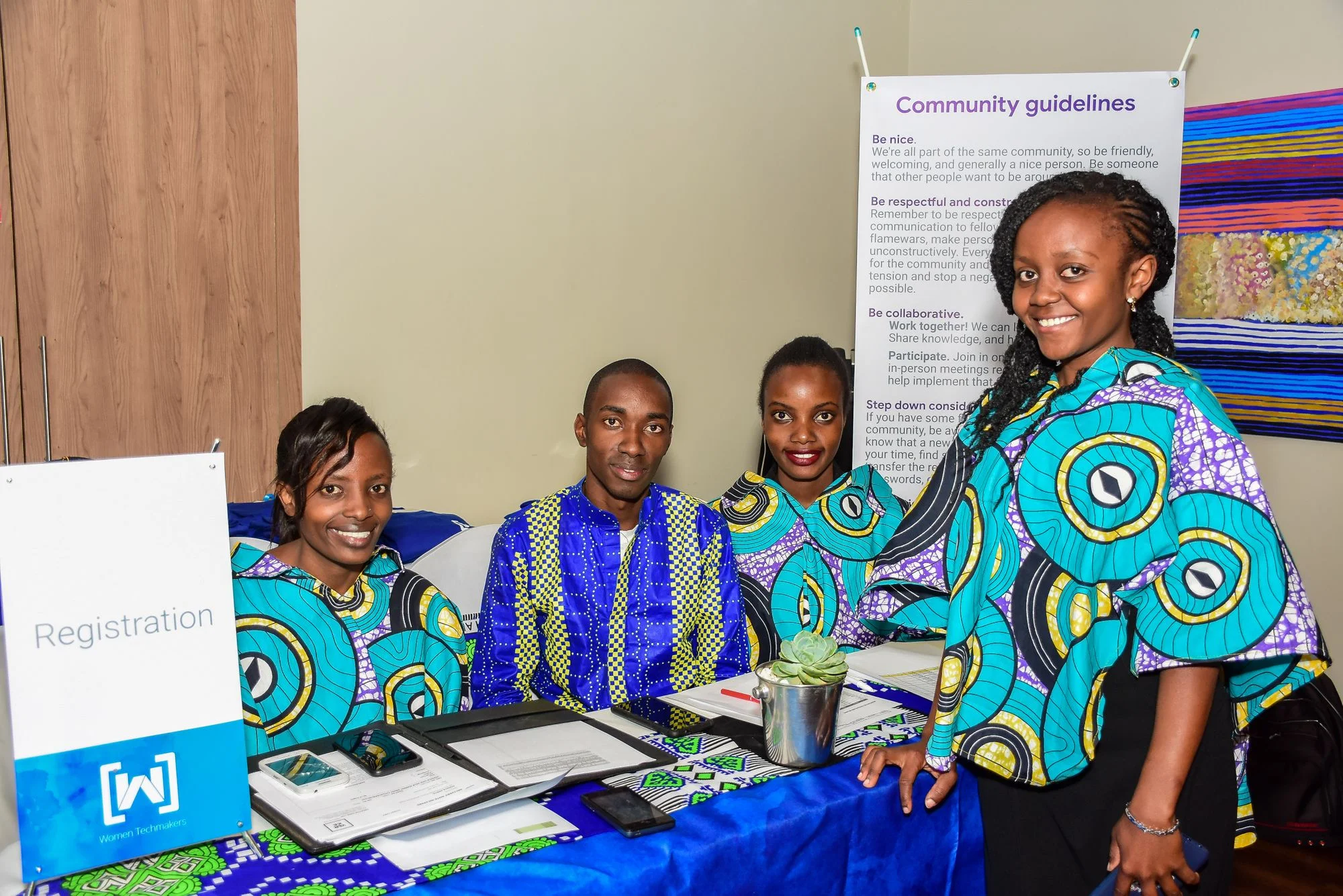 Fantastic crowd of passionate women in technology from over 16 African countries