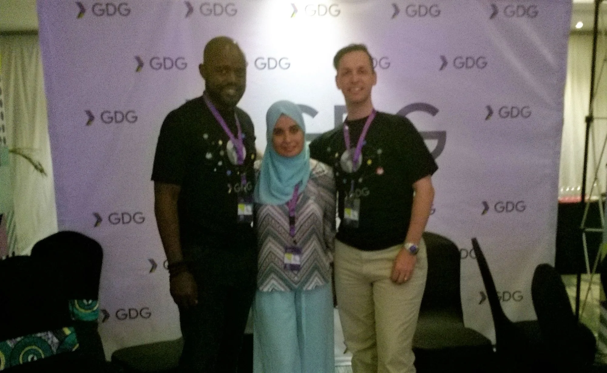 GDG Mauritius was represented by Tabot, Olfa and myself