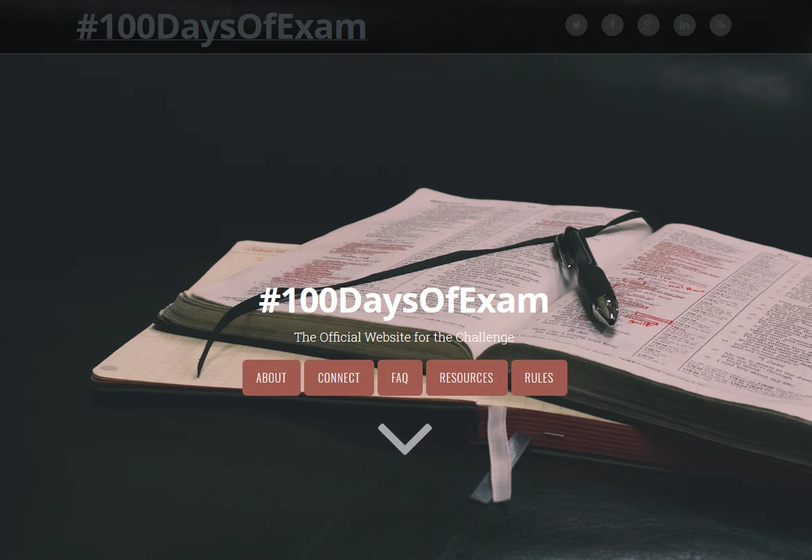 #100DaysOfExam: Log your learning effort and stay accountable