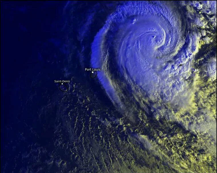 Tropical cyclone Berguitta had been classified similar to a hurricane category 4