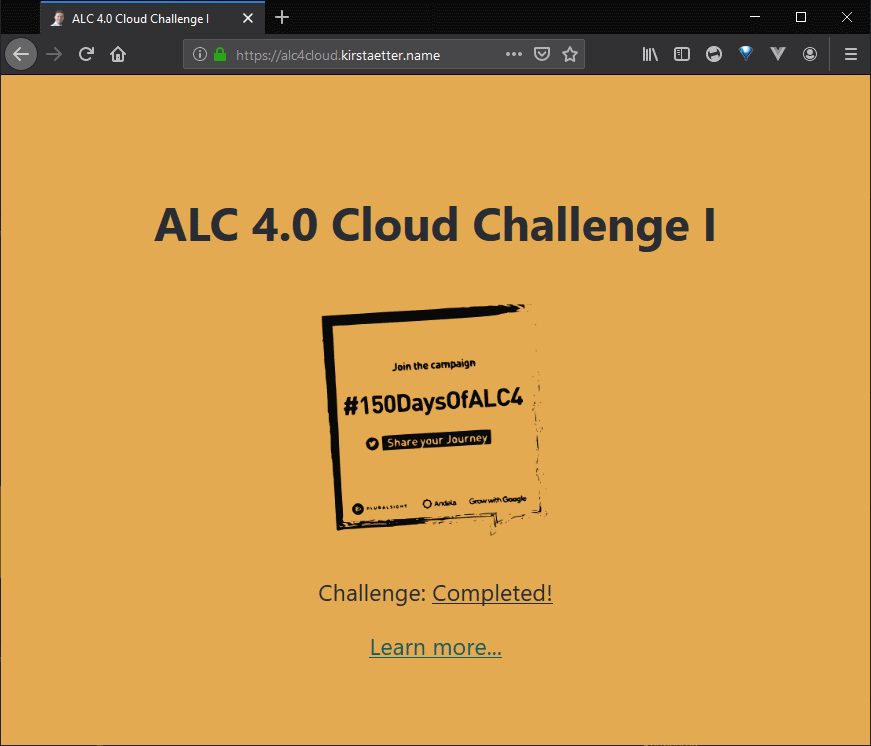 ALC 4.0 Cloud Challenge I