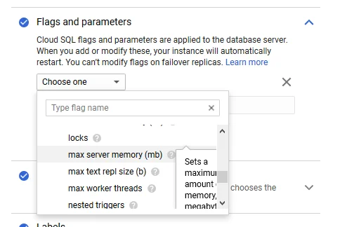 If needed, you can configure a SQL Server instance with all kind of flags