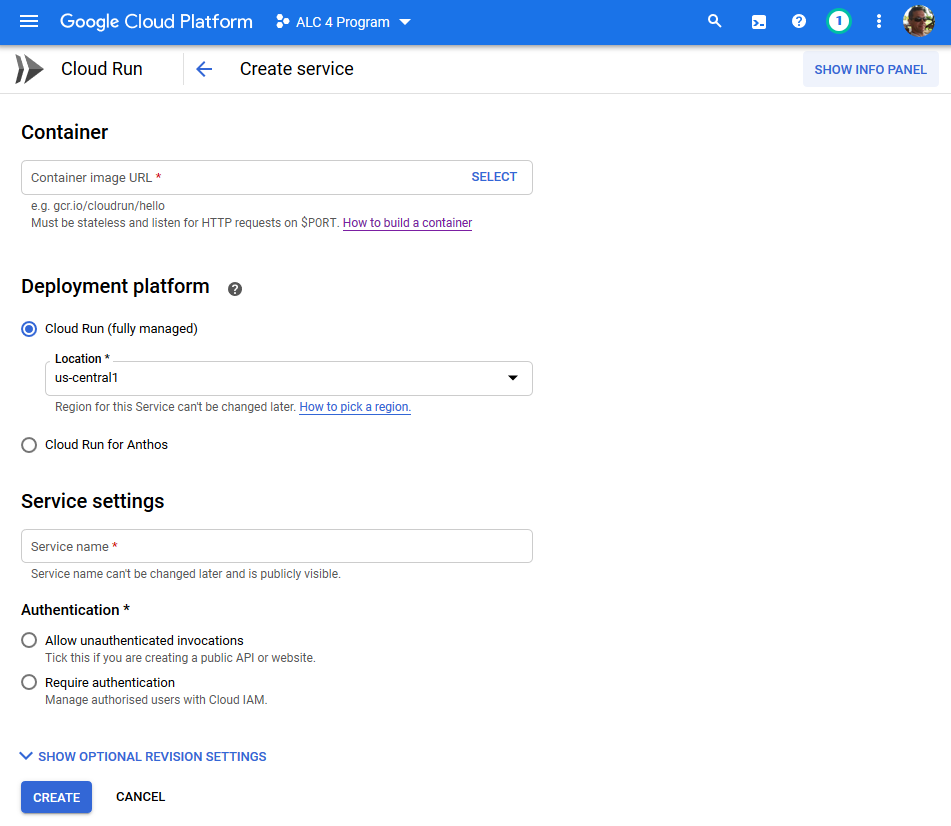 Using Cloud Run instead of GKE