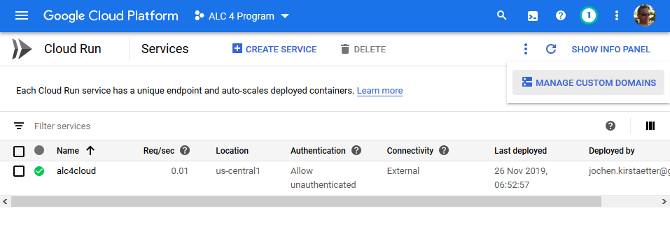 Using Cloud Run instead of GKE