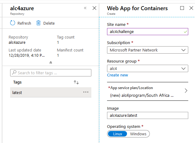 Working with Azure Container Registry