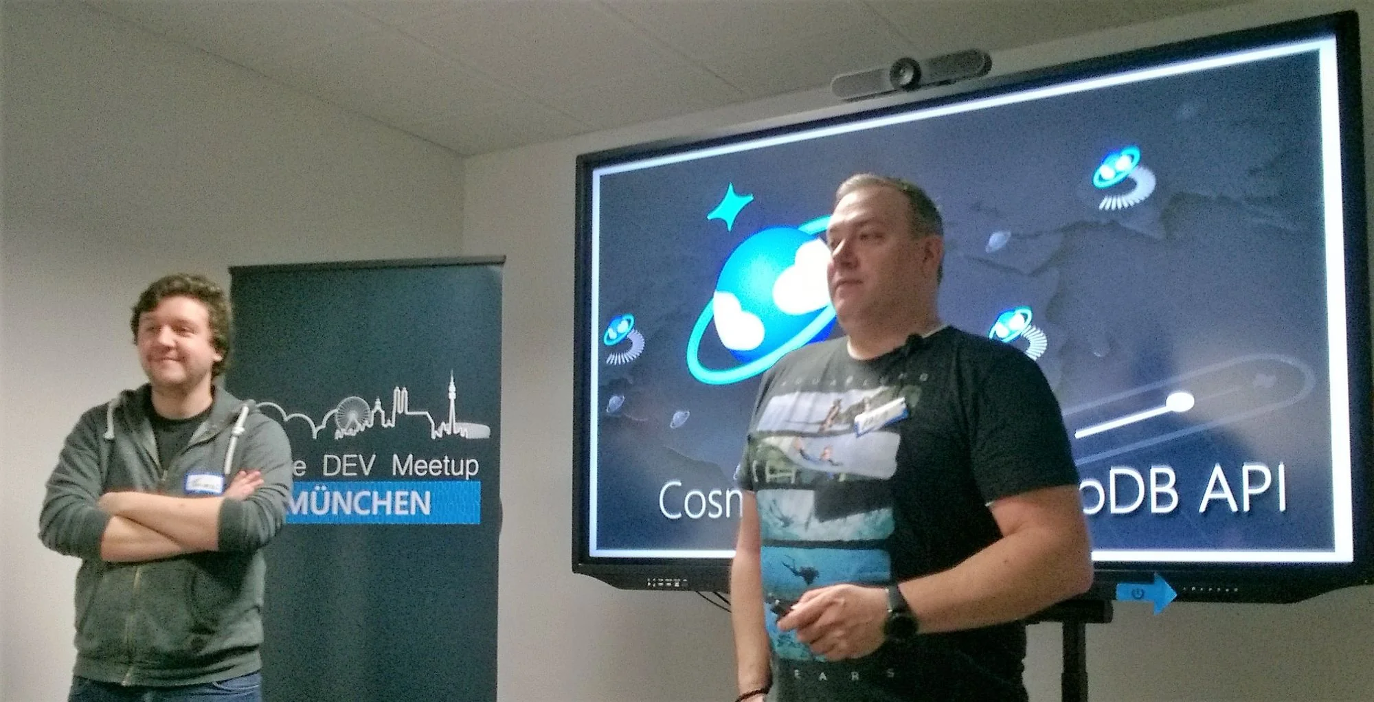 Thomas and Ralf - founders and hosts of Azure DEV Meetup Munich