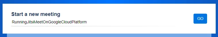 Enter any meeting room in CamelCase writing