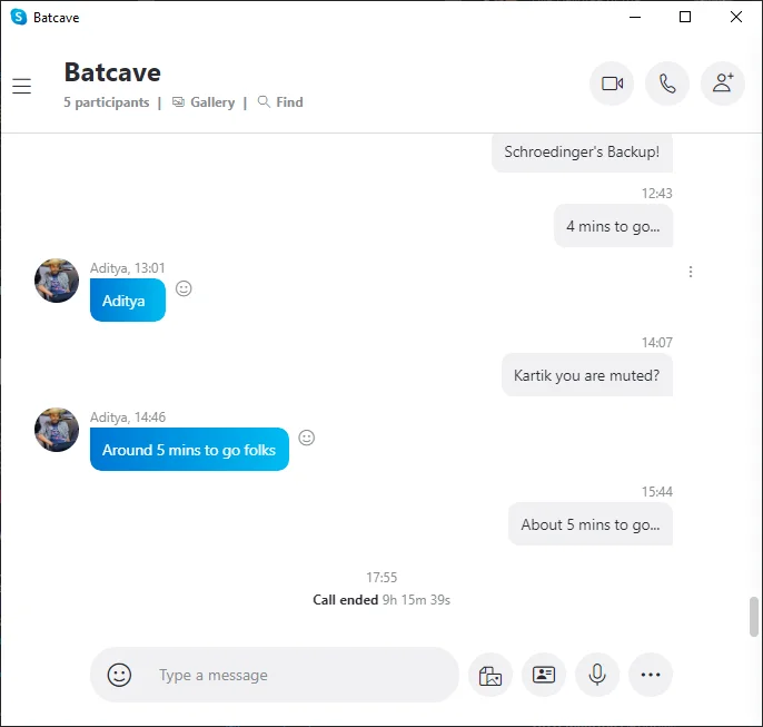 Configure your conference "room" in Skype already and add all peers