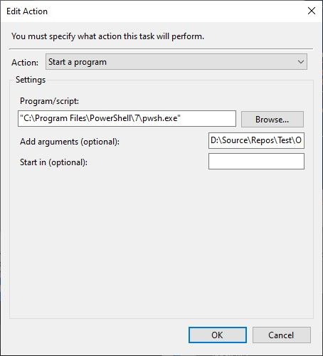 Using OpenVPN connections via Windows Task Scheduler