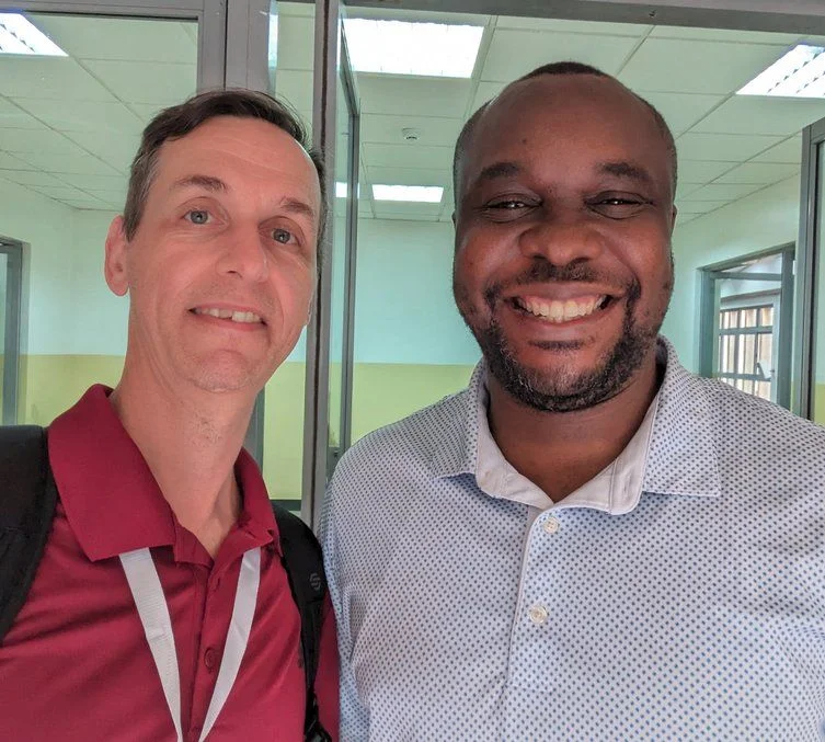 Collecting selfies during DevFest Kigali 2023