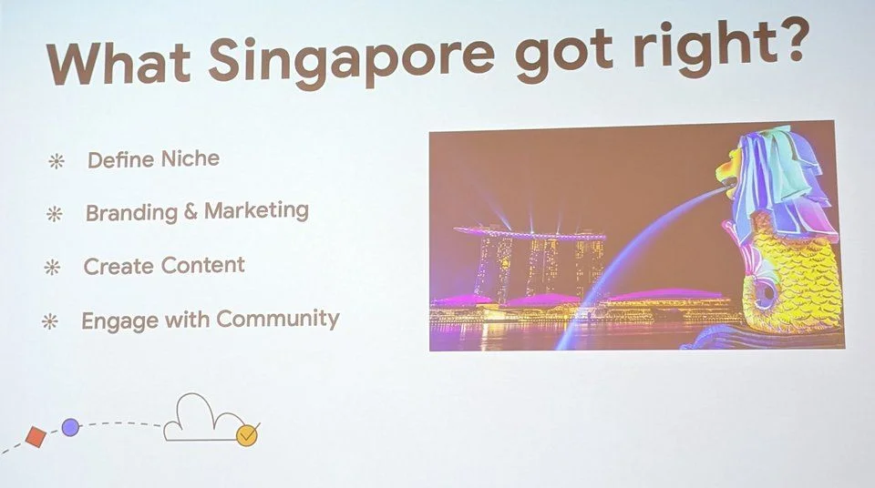 Shared key success factors among Singapore and content creation online